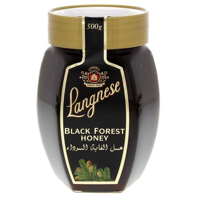 Langnese German Black Forest Honey Honey 500g Direct delivery from Singapore, 1 pc