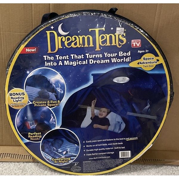 Dream Tents Winter Wonderland Works On Twin Beds Pops Open  Ages 3+ EUC