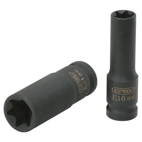 KS Tools 515.1054 Impact socket ETX, deep, 1/2", E14