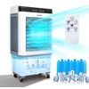 Evaporative Swamp Cooler w/ 5.3 Gallon Water Tank+Touch Screen+Remote Control