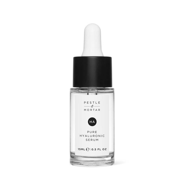 Pestle & Mortar 2% Pure Hyaluronic Acid Serum for face with Vitamin B5, Hydrating, Plump & Anti Ageing, Vegan & Cruelty-Free 15ml