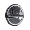 ULTRALIT - LED 5-3/4" Headlight with LED DRL/Position Light (High Power, Black)