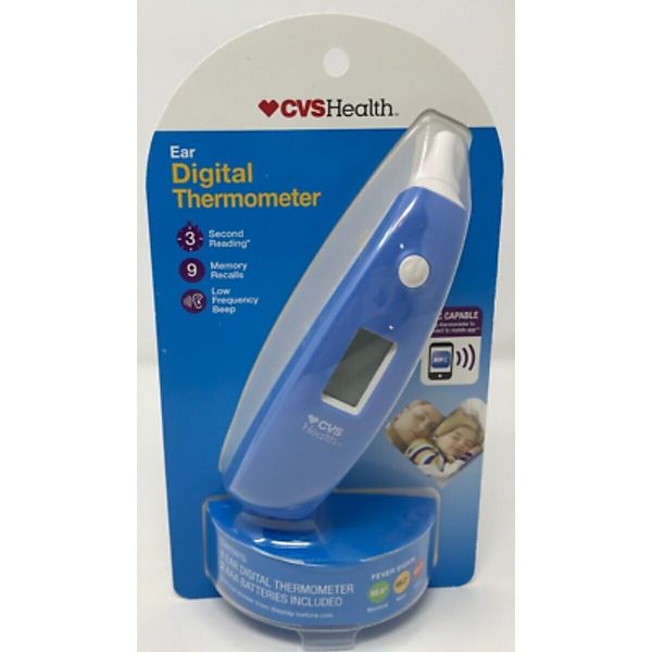 CVS Health Ear Digital Thermometer NFC Capable Measures Temp In 3 Seconds