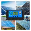 Cxztcl PWM Solar Charge Controller 20A Solar Panel Controller 12V/24V Auto Adjustable LCD Display Solar Panel Battery Regulator with USB Port
