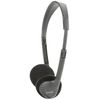 AV:Link | Lightweight Stereo Headphones | Black
