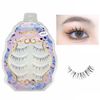 mikiwi False Eyelashes Natural Transparent False Eyelashes 4 Pairs (A07)