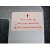 RETRO-5RHB Black Horizontal metal + plastic cover plate Intercom IST IntraSonic