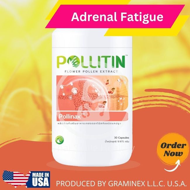 Adrenal Fatigue Pollinax Nutraceutical Supplement Graminex Pollitin Rye Pollen
