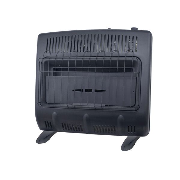 Mr Heater F299740 Quiet Integrated Blower Blue Flame Wall Propane Heater New