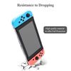 Dockable Protective Cover Case with Screen Protector Compatible with Nintendo Switch, YUANHOT Switch Hard Shell Case and Thumb Grip Caps Accessories, Crystal Plastic Clear Case Protector