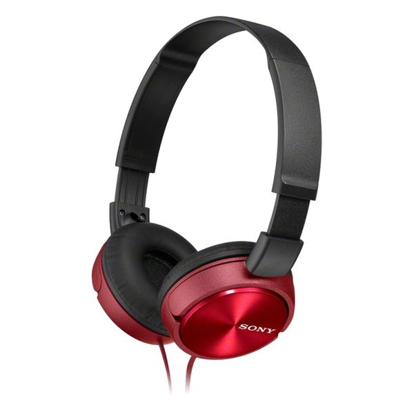 MDR-ZX310 Headphones. red