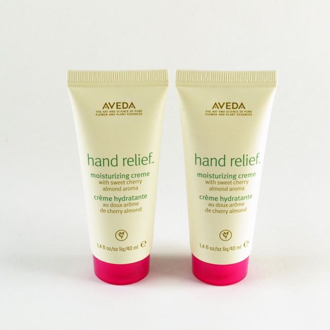 2 Aveda Hand Relief Moisturizing Creme - Set Of 2 x 1.4 Oz. / 40mL New