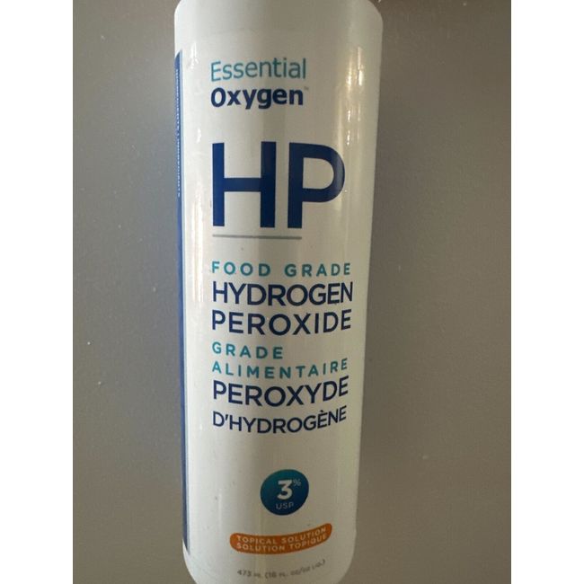 Essential Oxygen Food Grade Hydrogen Peroxide 16oz Exp 10/23