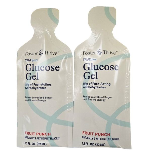 F&T Glucose GEL 15gm Quick Absorb Glucose FRUIT PUNCH ( 2 pouches ) /