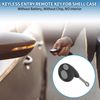A ABSOPRO 2 Buttons Key Shell Case Keyless Entry Remote Key Fob Replacement Case for Toyota for Cobra