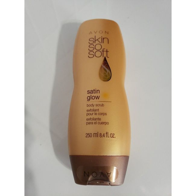 Avon Skin So Soft Satin Glow Body Scrub 8.4 fl oz