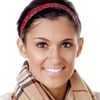 Hipsy Women's Adjustable NO SLIP Houndstooth Fashion Headbands (Black/Black/Ruby Red 3pk)