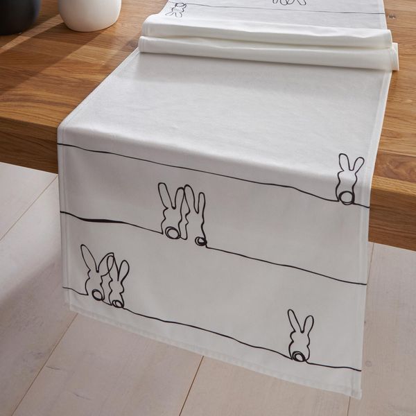 FRANK FLECHTWAREN Line Art Table Runner