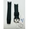 Deep Blue CUSTOM FIT Black Silicon strap 22mm