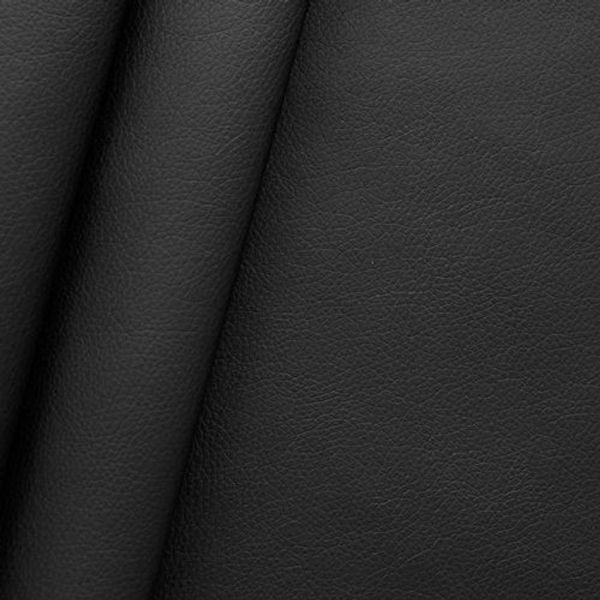 Polster PU Kunstleder Super Soft, Polsterstoff Möbelstoff Meterware - Schwarz
