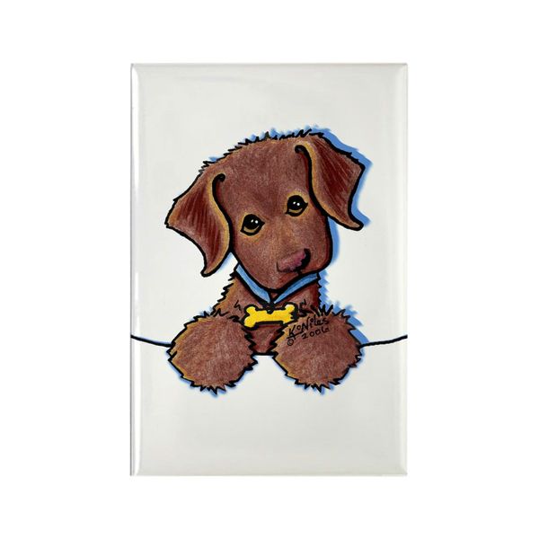 CafePress Chocolate Lab Rectangle Magnet, 2"x3" Refrigerator Magnet