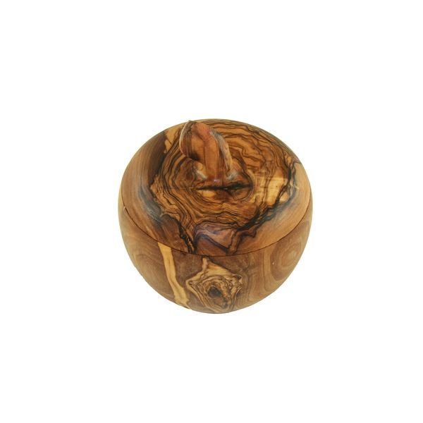 D.O.M. Olive Wood Utensil Box with Handle