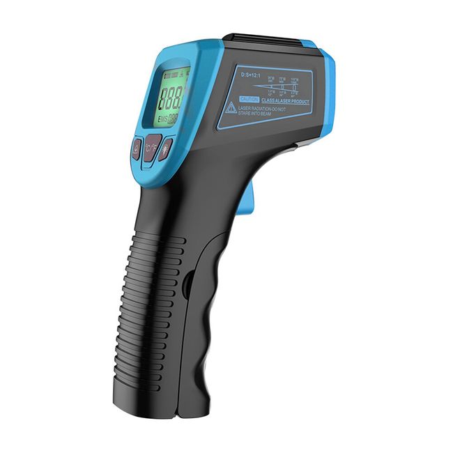 Handheld Non-contact IR Infrared Thermometer Digital LCD Laser Pyrometer  Surface Temperature Meter Gun Imager C F Backlight