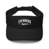 Swimming Legend Hat, Embroidered Visor, Swimming Hat
