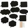TRIXES Speech Bubble Blackboards - Table Place Setting - 10 Assortment