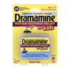 Dramamine Motion Sickness for Kids, Chewable, Dye Free, Grape flavored, 8 Count, 6 Pack