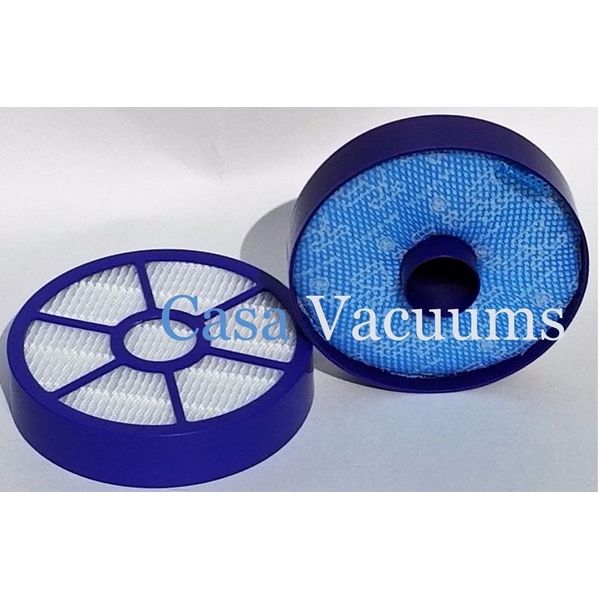 Washable & Reusable Pre and Post-Motor HEPA Filter Kit for Dyson DC33 Vacuums