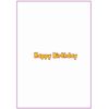 Personalised Pikachu Inspired Birthday Card (Girl)