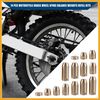Partuto Brass Wheel Spoke Balance Weights Refill / 14pcs/Set/Gold Tone Replacement