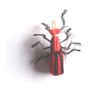 Kat Fly Cat Toy Teaser Wand - Red Beetle Cat Wand Teaser