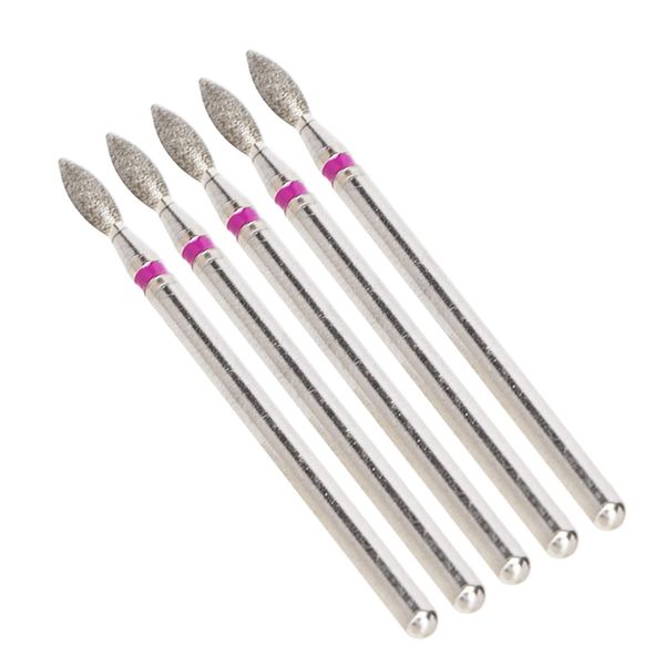 50pcs Nail Drill Bits Set, Carborundum Cuticle Remover Bits Kit Nail File Bits for Manicure Pedicure Cuticle Gel Nail Polishing Grinding Head Electric Nail Files Drill Machine