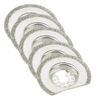 Versa Tool DB5O 63mm Diamond Semi-Round Electroplated Blades 5/Pack Fits Dremel