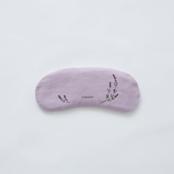 Eye Pillow, Eye Mask, Hot and Cool, For Eyes, Lavender Eye Care, Petite Gift, Gift, Mother's Day, Father's Day, Respect for the Aged Day, Made in Japan (Purple)