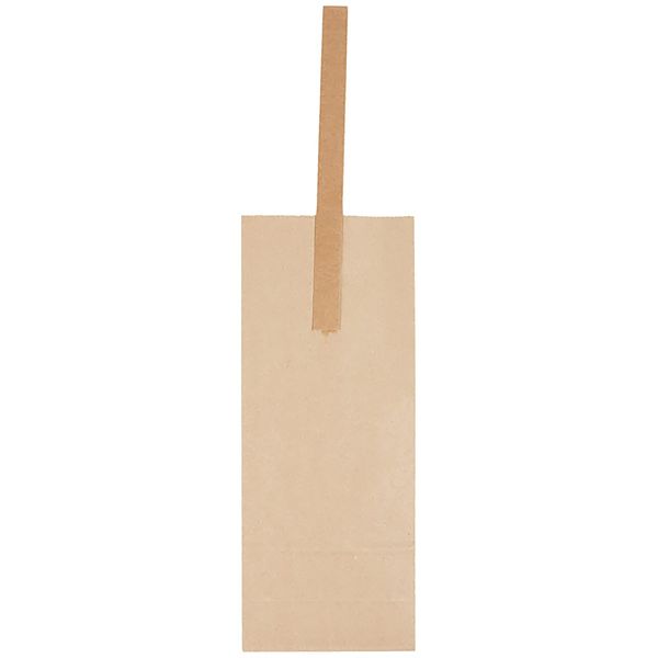 Perfect Stix Kraft Paper Wine Bottle Bag w/Handle - Pack of 20ct, Brown