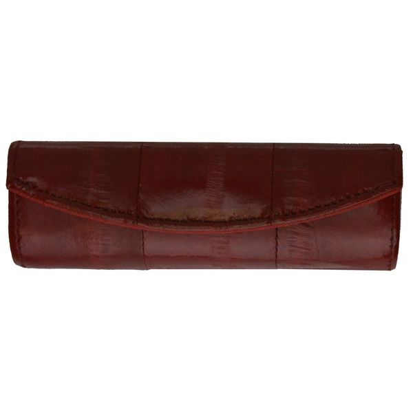 Eelskin Lipstick Cosmetic Case (Red)