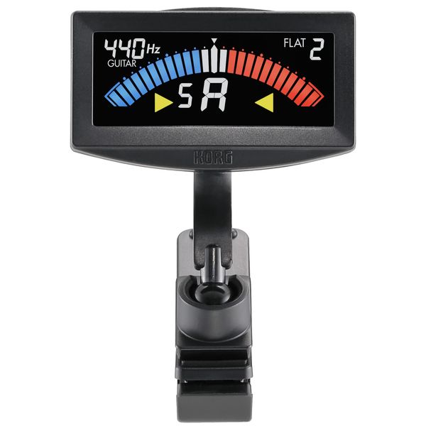 Korg Pitch Crow - G Clip - On Tuner for Guitar/Bass, AW - 4G, blk