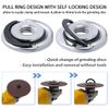 Quick Release Nut for Angle Grinder,M14 Thread Self Locking Locking Plate Quick Release,Quick Installation and Release(Pressure Plate×2,Angle Grinder Spanner×1,M14 Quick Clamping Nuts×1)