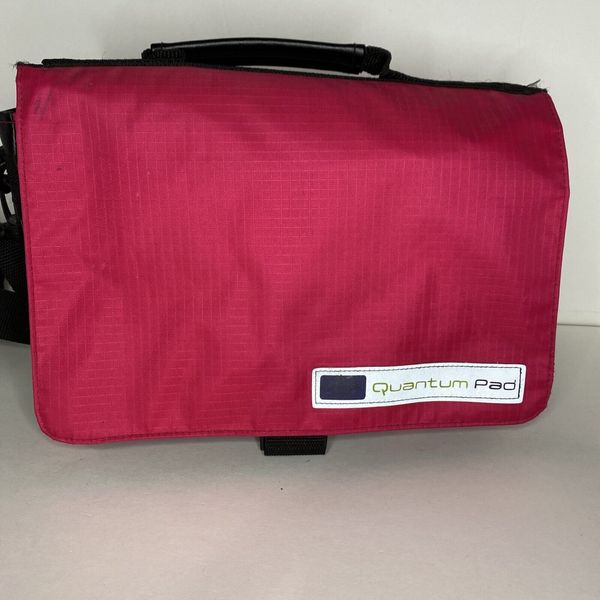 Leapfrog Quantum Pad Carrying Bag Red With Dry Erase Markers Tote