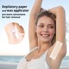 100 Pcs Professional Paper Wax Strips, Non-Woven Waxing Strips for Legs, Face,Eyebrow, Body (100)
