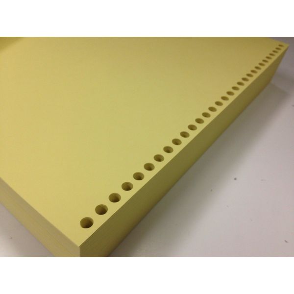 Multi Printer 帳票 Color Printer Paper 500 Sheets (Loose Leaf 30 Hole with) Cream A4 size