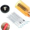 Stylebest Spiral Screw Driver, Push-Pull Ratchet Screwdriver Adjustment Spiral Ratchet Screwdriver with 5 Replaceable Heads