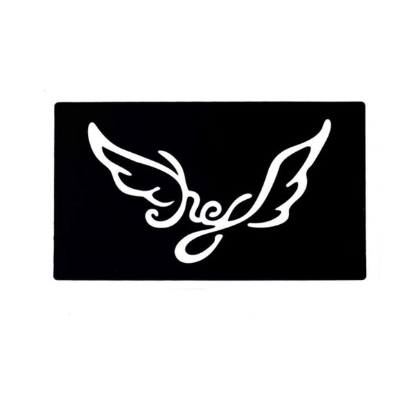 JUSTFOX - Henna Tattoo Schablone Airbrush Stencil Dövme Selbstklebend Engel Flügel