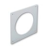 Tumble Dryer Vent kit (White Cowl outlet) - 100mm/4" round through wall kit