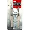 PARRIS CLASSIC QUALITY TOYS EST. 1936 Child's Western Spurs, 65" Plastic Spurs, Adjustable Vinyl Strap, Die Cast Star & Metal Chain, Cowboy Costume Replica
