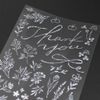 Midori 82649006 Sticker Decal Foil Thank You Flower Pattern