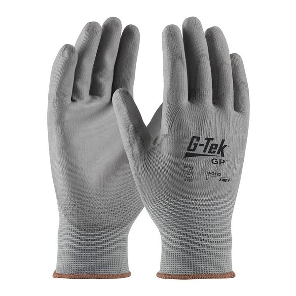 PIP Protective Industrial Products 33-G125-S PIP 33-G125-S Gray Nylon Gloves, S, Gray (Pack of 12)